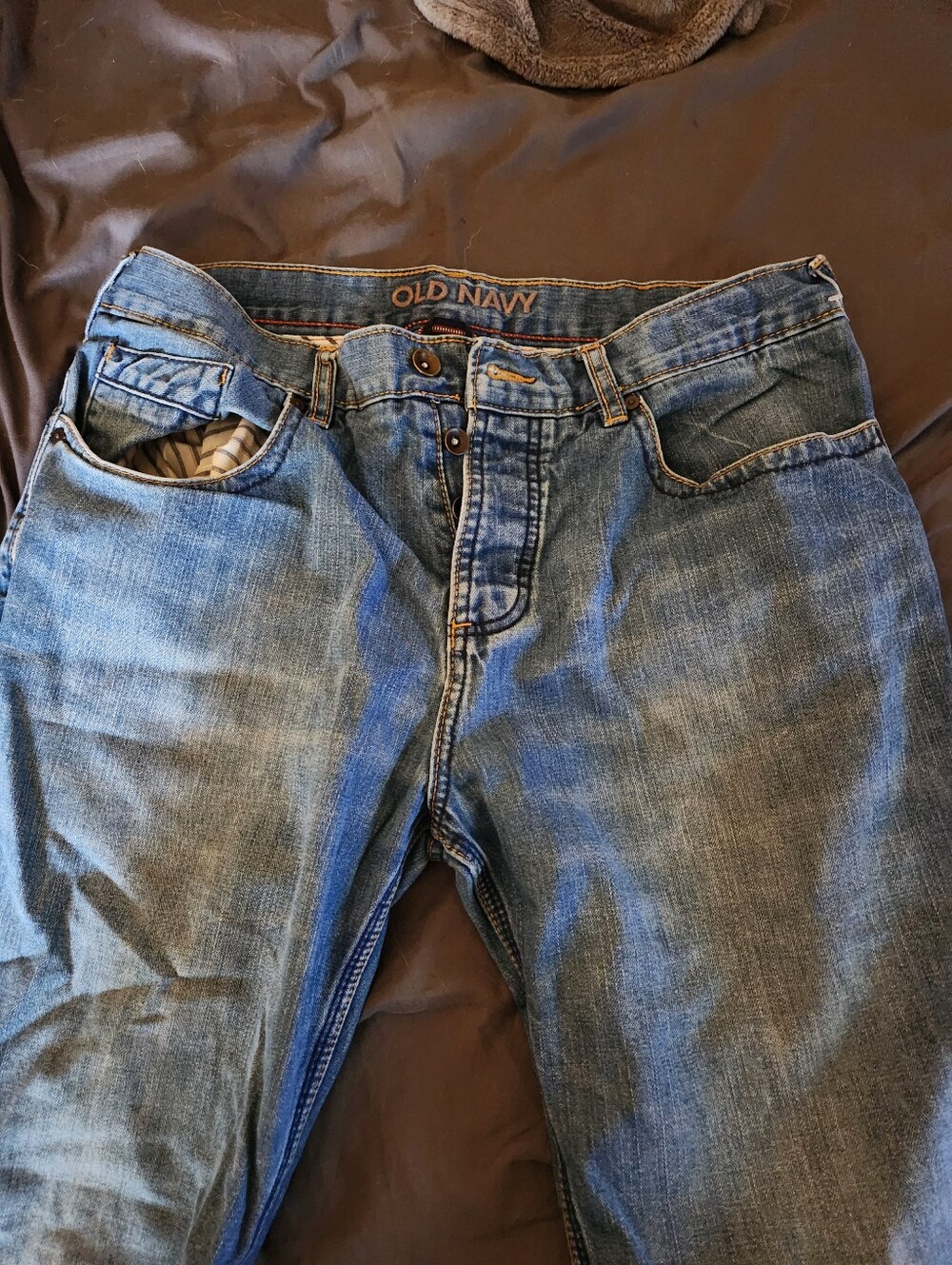 Old Navy Men's Light Blue Relaxed-Fit Jeans